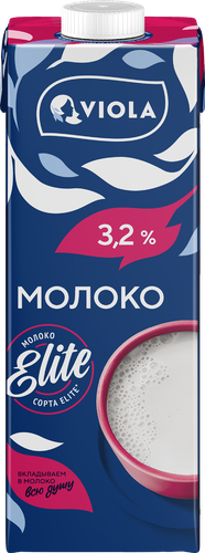 Молоко VIOLA UHT 3,2%, без змж, 1000г, фотография