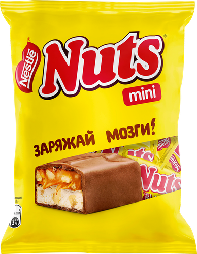 Конфета NUTS с фундуком и арахисом, 148г, изображение