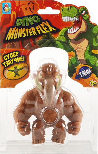 Игрушка 1TOY Monster Flex Dino 14см, тянущиеся фигурки, 14 видов, в ассортименте Арт. Т22691, фотография