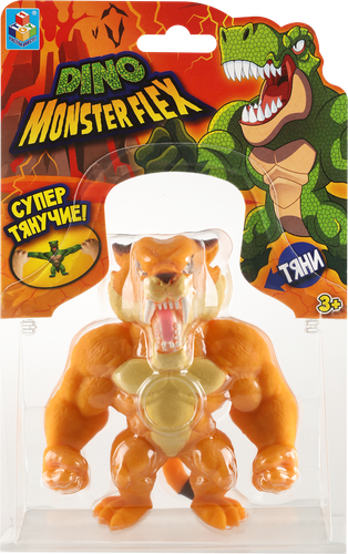 Игрушка 1TOY Monster Flex Dino 14см, тянущиеся фигурки, 14 видов, в ассортименте Арт. Т22691, фото