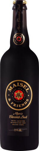 Пиво темное MAISEL&FRIENDS Chocolate Bock нефильтрованное непастеризованное 7,5%, 0.75л
