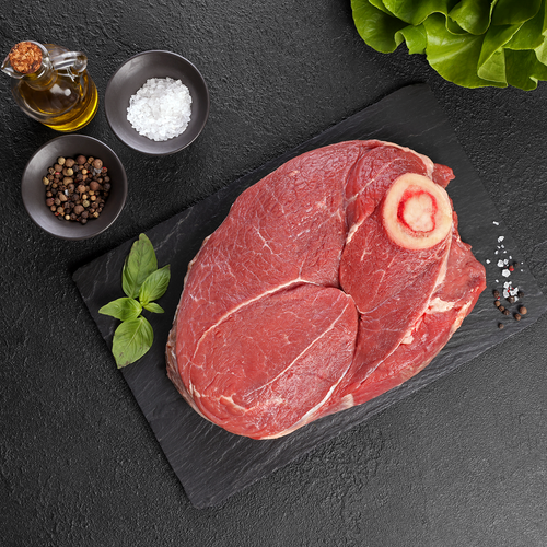 Говядина Фермерская, тазобедренная часть,на кости ЛЕНТА FRESH, весовая, фото