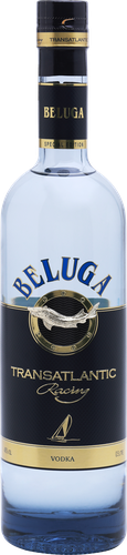 Водка BELUGA Трансатлантик Рейсинг 40%, 0.7л, крупный план