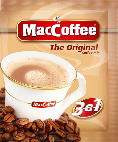 Напиток кофейный растворимый MACCOFFEE Original 3в1, 20г, картинка