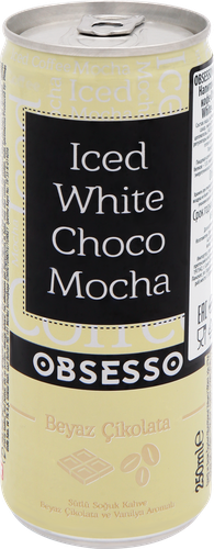 Напиток OBSESSO Кофе холодный White Chocolate Mocha, 0.25л, вид