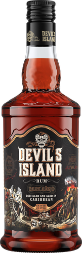 Ром DEVIL'S ISLAND Дарк Аньехо выдержанный 37,5%, 0.5л