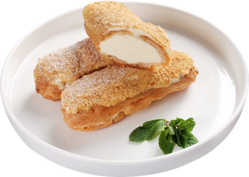 Набор пирожных Эклер, в обсыпке, с масляным кремом ЛЕНТА FRESH, 210г, вид