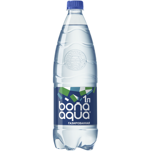 Вода питьевая BONA AQUA газированная, 1л, фотография