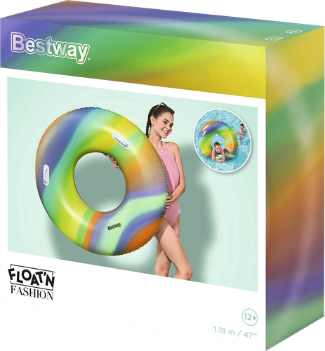 Круг для плавания надувной BESTWAY Радужный d=119см, Арт. 36352, изображение