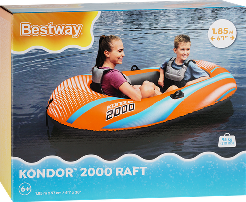 Лодка надувная BESTWAY 185х97см, Арт. 61140, изображение