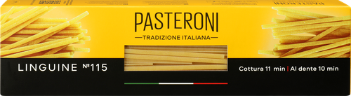 Макароны PASTERONI Linguine №115, группа А высший сорт, 400г, вид