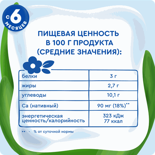 Каша рисовая детская АГУША Укрепляй-ка, молочная с клубникой, земляникой и яблоком 2,7%, с 6 месяцев, 200мл, вид