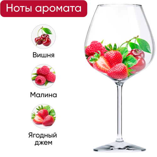 Вино LUMA Сира Сицилия сортовое ординарное красное полусухое, 0.75л, фотография