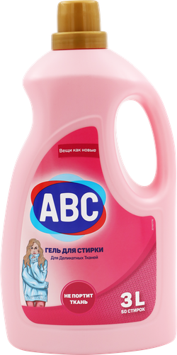 Средство для стирки деликатных тканей ABC, 3л, картинка