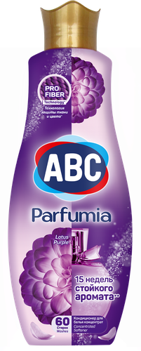 Кондиционер для белья ABC Lotus концентрат, 1,44л, крупный план