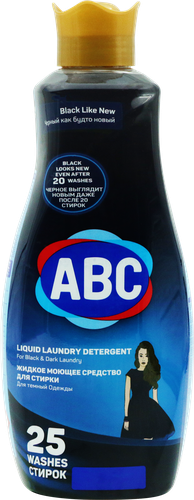 Средство для стирки темной одежды ABC, 1,5л, фотография
