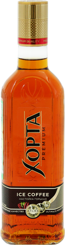 Настойка ХОРТА ICE COFFEE Айс Кофе горькая 30%, 0.5л, крупный план