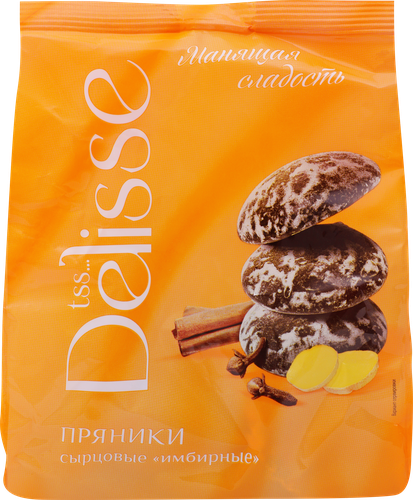 Пряники DELISSE Имбирные, 300г, изображение