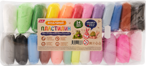 Пластилин MAZARI Creative суперлегкий, 24 цвета, Арт. М-4197-24, детальное фото