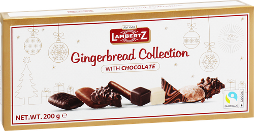 Набор кондитерских изделий LAMBERTZ Gingerbread Collection, пряники в 
сахарной глазури, 200г, изображение
