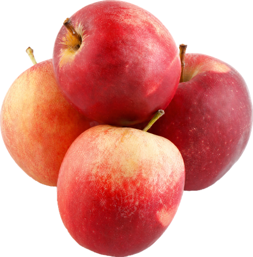 Яблоки Кубанские багряные ЛЕНТА FRESH, весовые, крупный план