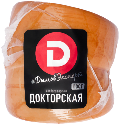 Колбаса вареная ДЫМОВ Докторская ГОСТ, весовая, крупный план