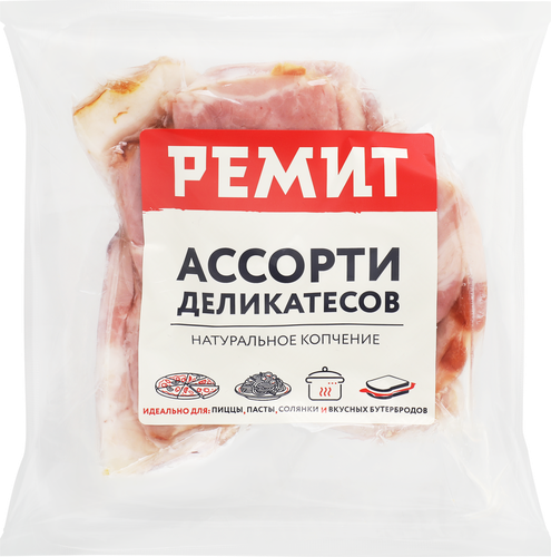 Ассорти деликатесов копчено-вареное из свинины РЕМИТ, 250г, фото