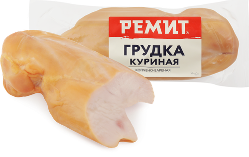 Грудка куриная копчено-вареная РЕМИТ, весовая, детальное фото