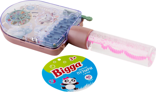 Мыльные пузыри BIGGA в комплекте игра Арт. J00558, 40мл, изображение