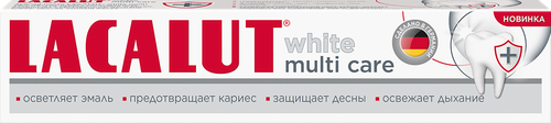 Зубная паста LACALUT White multi care, 60г, вид