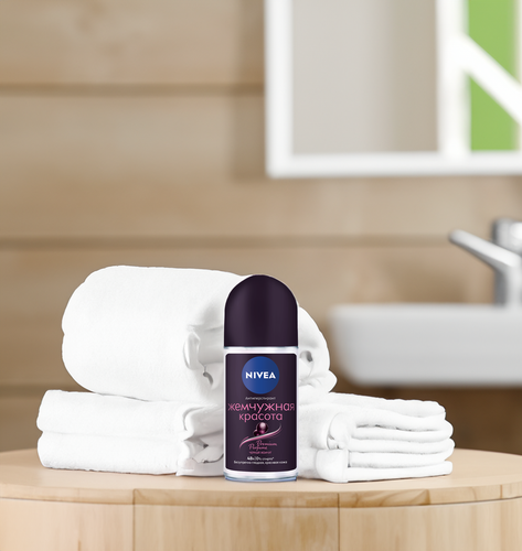 Дезодорант-антиперспирант роликовый женский NIVEA Premium Perfume Жемчужная красота, 50мл, вид