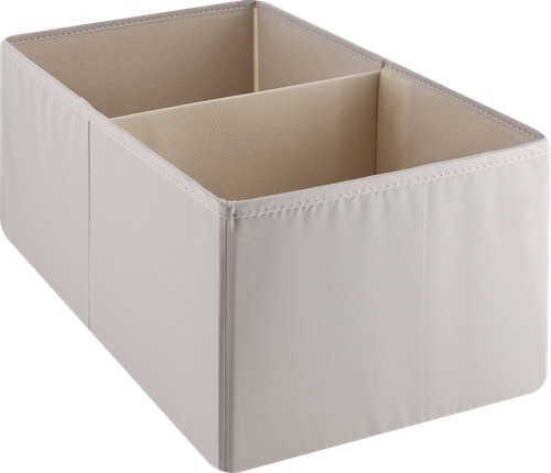 Коробка для хранения HOMECLUB SpaceCube 20х30х16см, 2 секции, полиэстер Арт. USSC-4, крупный план