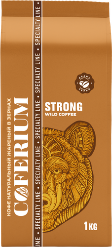 Кофе зерновой COFERIUM Strong, 1000г, фото