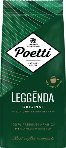 Кофе молотый POETTI Leggenda Original натуральный жареный, 250г, фото
