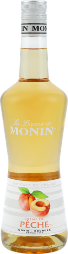 Ликер MONIN Крем де Пеш со вкусом персика десертный 16%, 0.7л