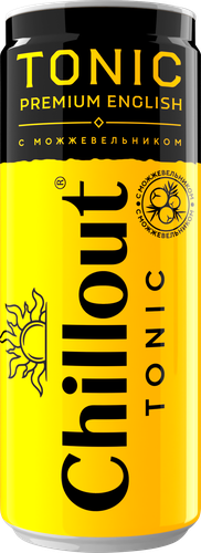 Тоник CHILLOUT Premium English Tonic газированный, 0.33л, картинка