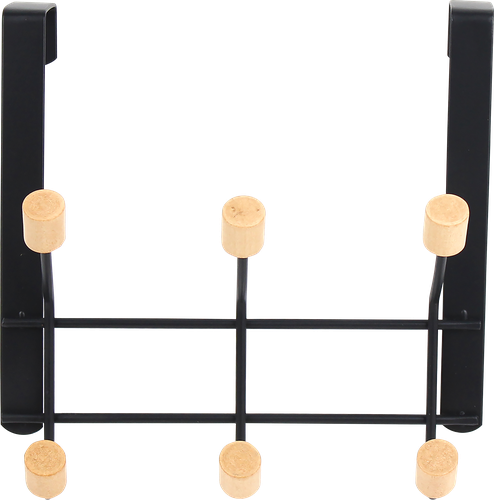 Вешалка HOMECLUB Rack, на дверь, 6 крючков Арт. MEH-3, изображение