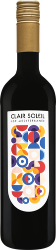 Вино CLAIR SOLEIL Mediterranee ординарное красное сухое, 0.75л, картинка