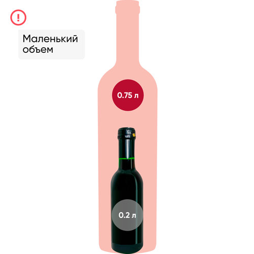 Вино VINO KALEM Вранец красное сухое, 0.187л, картинка