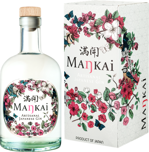 Джин MANKAI Artisanal Japanese 43%, п/у, 0.7л