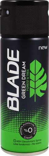 Дезодорант-спрей мужской BLADE Deo green dream, 150мл, изображение