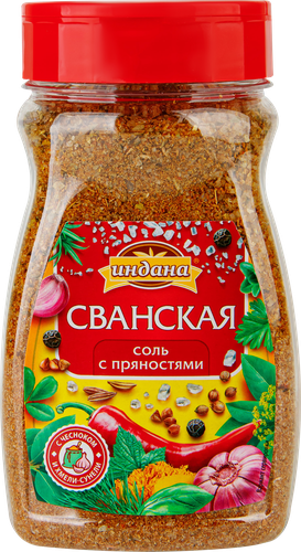 Приправа ИНДАНА Сванская соль с пряностями, 350г, вид