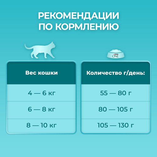 Корм сухой для взрослых кошек PURINA ONE для стерилизованных, с лососем, 9,75кг, картинка