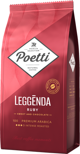 Кофе зерновой POETTI Leggenda Ruby, 1кг, изображение