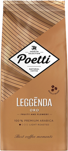 Кофе зерновой POETTI Leggenda Oro, 1кг, фото