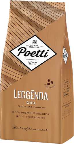 Кофе зерновой POETTI Leggenda Oro, 1кг, фотография