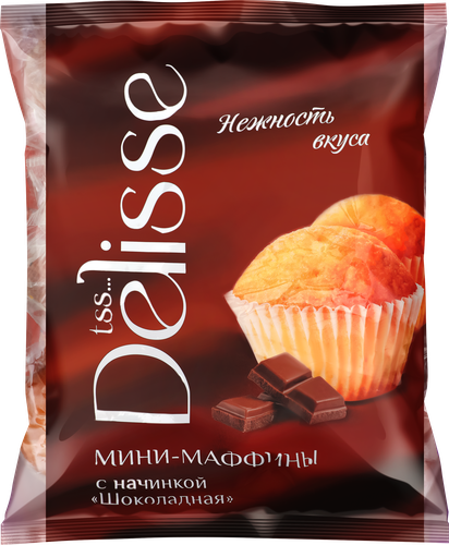 Маффины DELISSE Шоколадные, 450г, картинка
