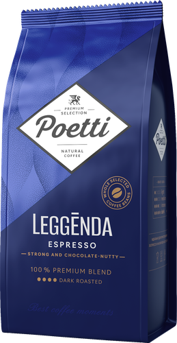 Кофе зерновой POETTI Leggenda Espresso, 1кг, изображение