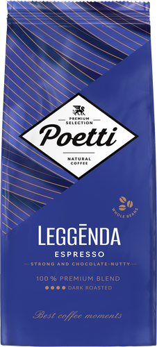 Кофе зерновой POETTI Leggenda Espresso, 1кг, вид
