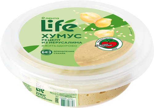Хумус ЛЕНТА LIFE Рецепт из Иерусалима, 200г, картинка